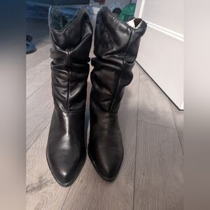 Botte d'hiver en cuir